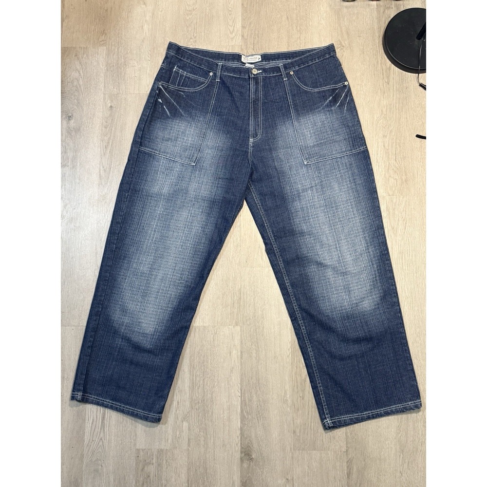 Vintage Tool Jeans Men Size 44WX32L Baggy Denim Straight Leg Relaxed Y2K 2000s